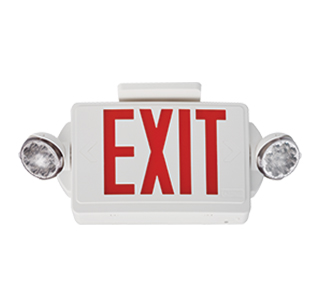 Contractor Select Integrated LED White Exit Sign